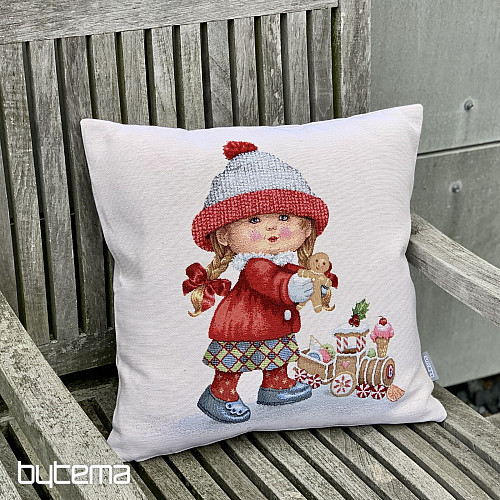 Karácsonyi kárpithuzat LÁNY JÁTÉKVAL