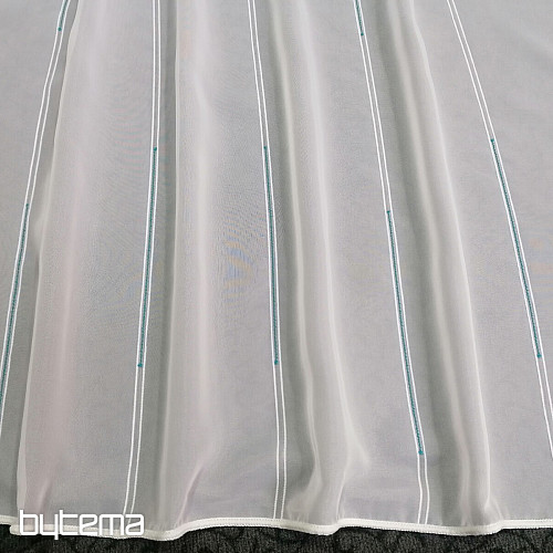 Voile függönycsíkok - türkiz