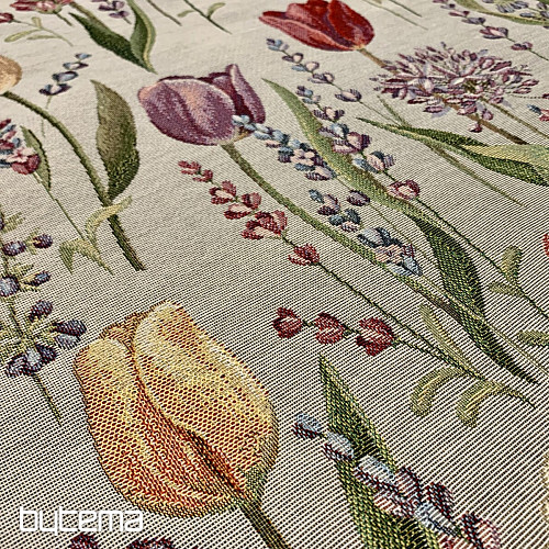 Gobelin terítő, sál Tavaszi-tulipánok