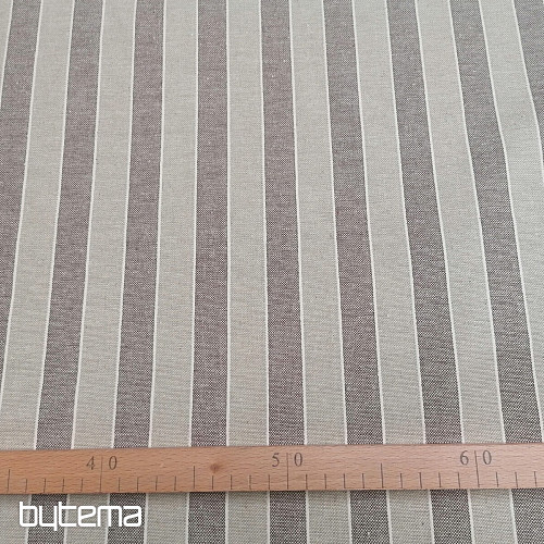 Dekoratív anyag Trebol csíkok - barna 2 cm 55