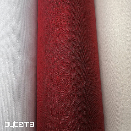 Karácsonyi dekorációs anyag Mikulás lurex fehér-ezüst színnel