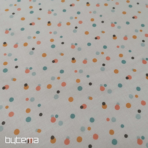 TICOY DOTS pamutszövet