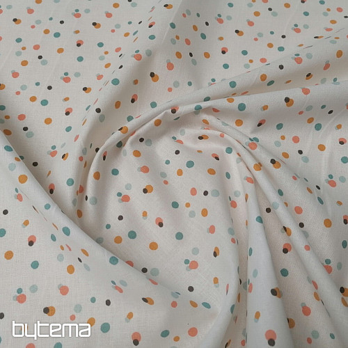 TICOY DOTS pamutszövet
