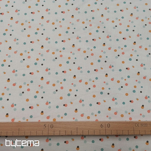 TICOY DOTS pamutszövet