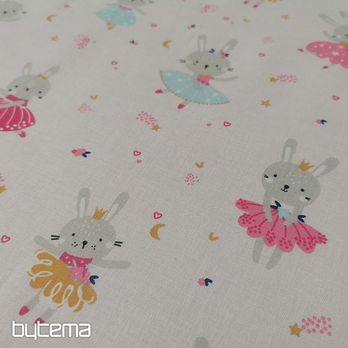Pamut szövet Rabbit Fairy