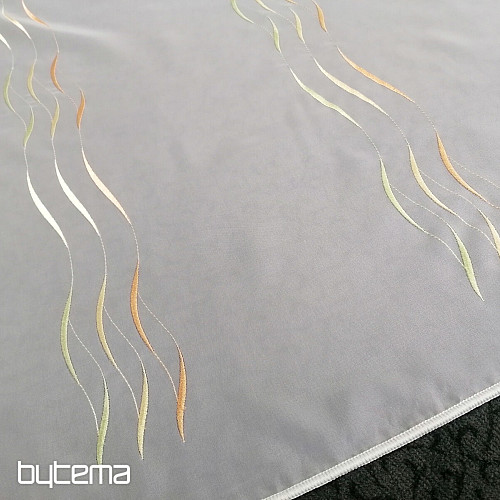 Kész függöny Gerster Stripes narancs-zöld 310x175 cm