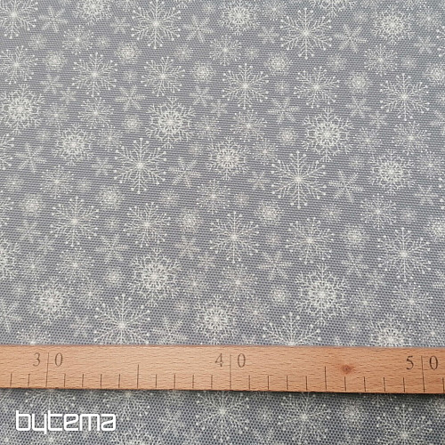 Dekoratív szövet GREY FLAKES