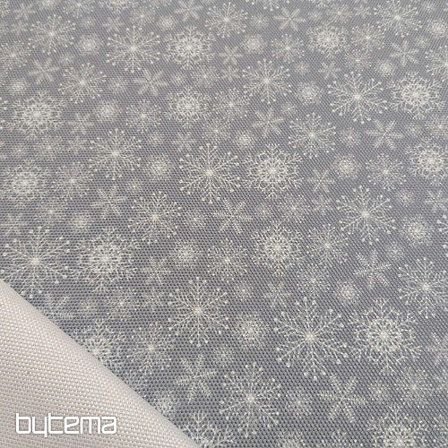 Dekoratív szövet GREY FLAKES