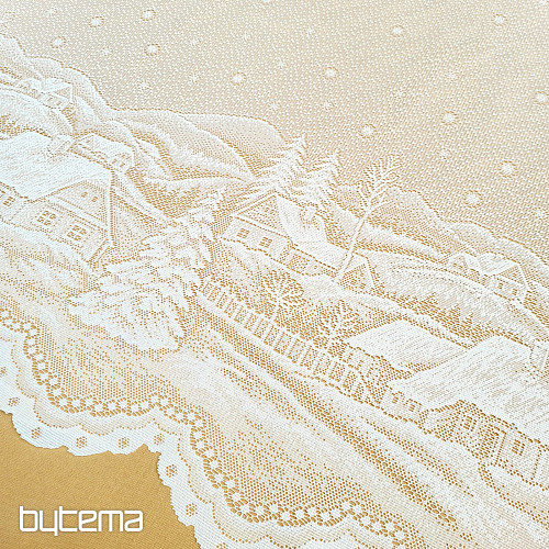 Jacquard függöny - TÉLI TÁJ A383101