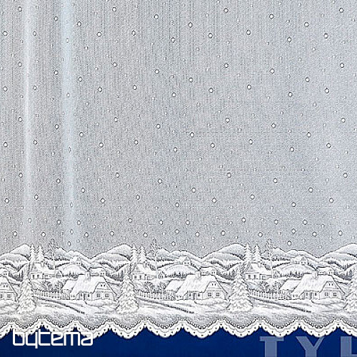 Jacquard függöny - TÉLI TÁJ A383101