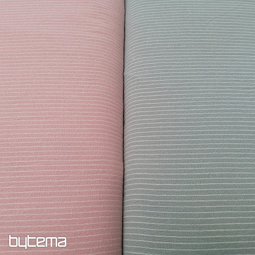 Dekoratív anyag Tisfin celadon/blanc - menta