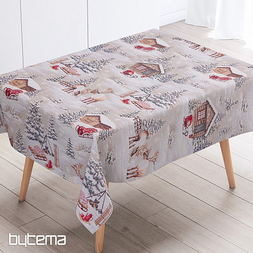 Gobelin terítő, sál TÉLI TÁJ MINDEN