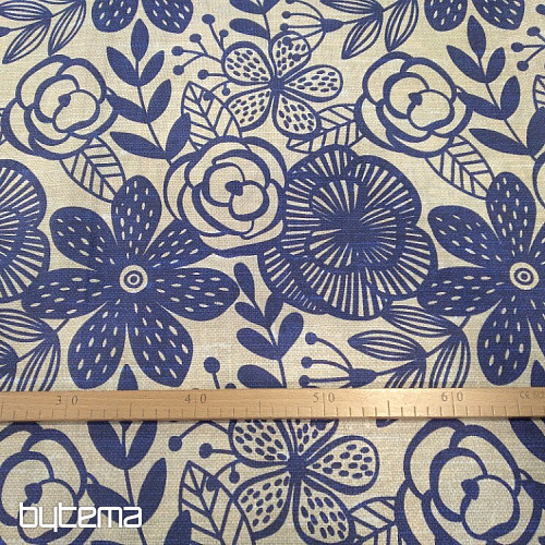 Díszszövet PIPO BLUE FLOWER