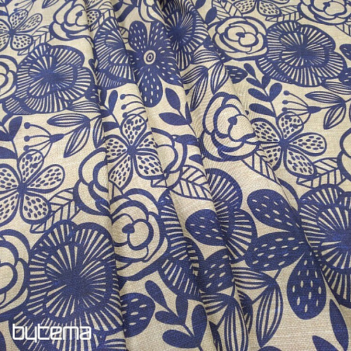 Díszszövet PIPO BLUE FLOWER