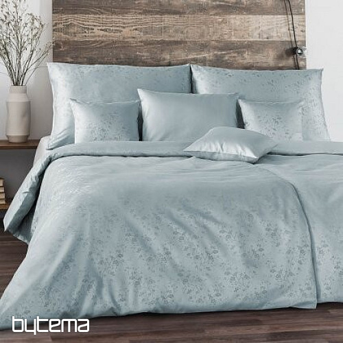 LUXUS DAMASK BEVONAT 40x40 SAKURA szürke-kék