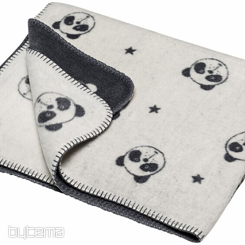 Gyermek takaró PANDA 2212/60 elefántcsont 75x100