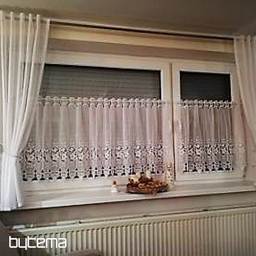 Ólomüveg függöny hímzett 11573