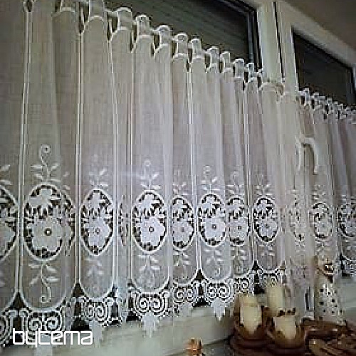 Ólomüveg függöny hímzett 11573