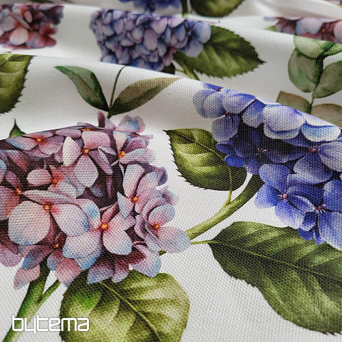 Dekoratív szövet HYDRANGEA LILA