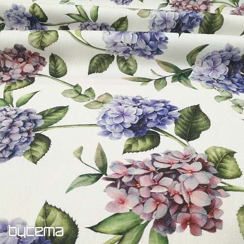 Dekoratív szövet HYDRANGEA LILA