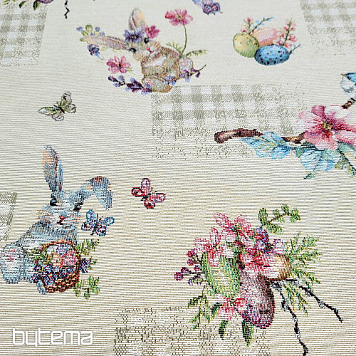 Gobelinszövet EASTER BUNNY BEIGE