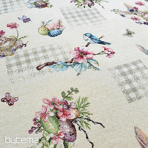 Gobelinszövet EASTER BUNNY BEIGE