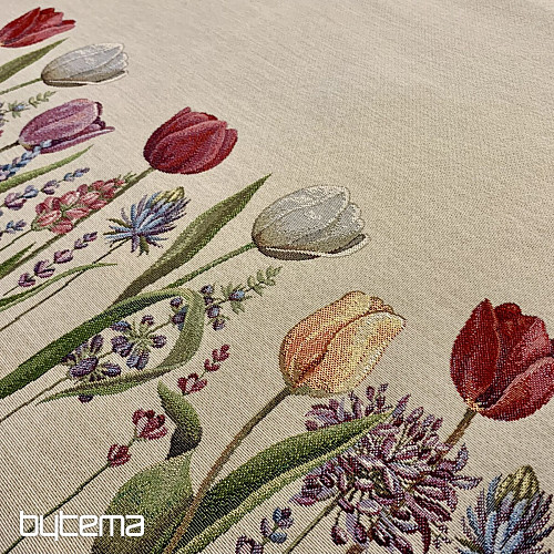 Gobelin terítő és sál TULIP BORDURA