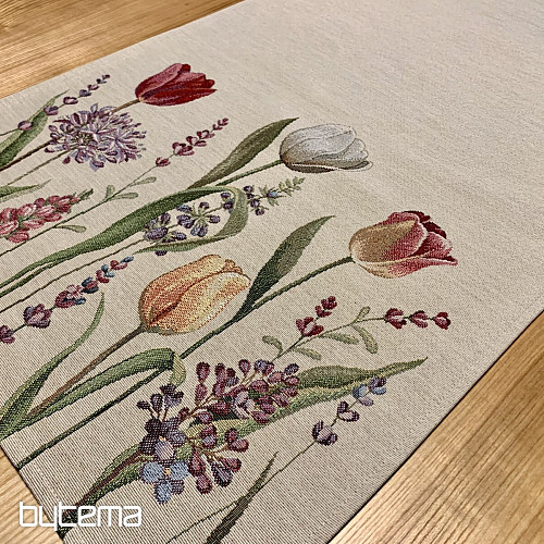 Gobelin terítő és sál TULIP BORDURA