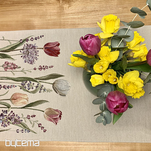 Gobelin terítő és sál TULIP BORDURA