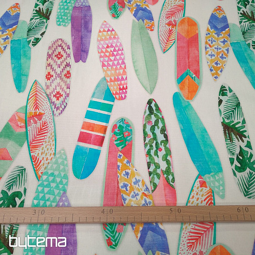 Díszszövet SURF TURQUOISE