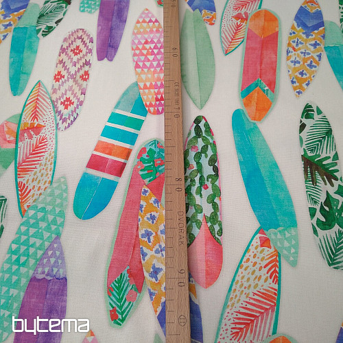 Díszszövet SURF TURQUOISE