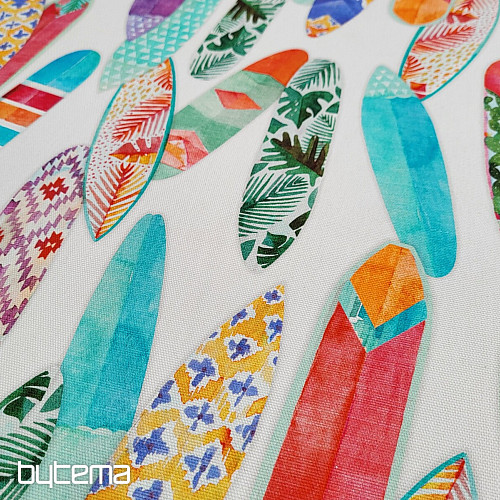 Díszszövet SURF TURQUOISE