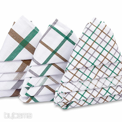 Jacquard konyharuhák MIX CHECK GREEN