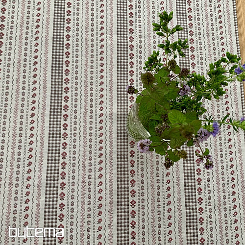 Abrosz és kendő TOSCANA VALERY RIGA BORDON STRIPE