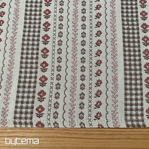 Abrosz és kendő TOSCANA VALERY RIGA BORDON STRIPE