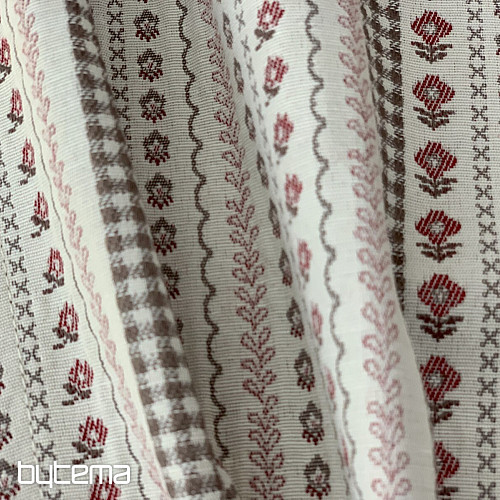 Abrosz és kendő TOSCANA VALERY RIGA BORDON STRIPE