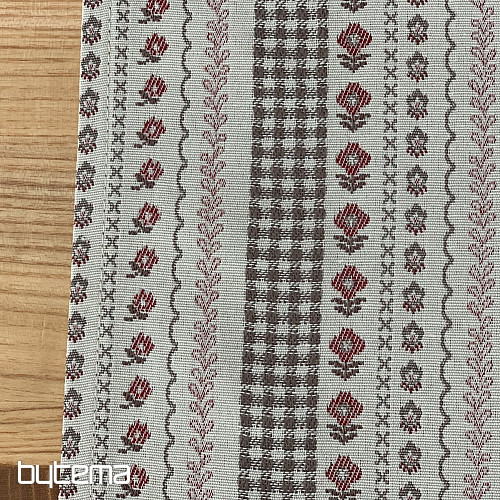 Abrosz és kendő TOSCANA VALERY RIGA BORDON STRIPE