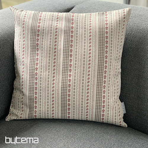 Párnahuzat TOSCANA RIGA STRIPE bordó