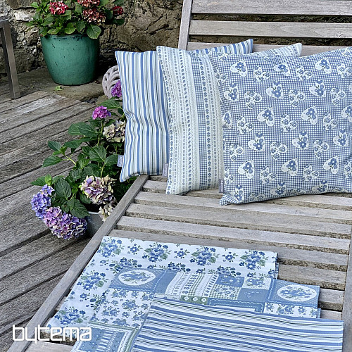 Párnahuzat TOSCANA RIGA STRIPE kék