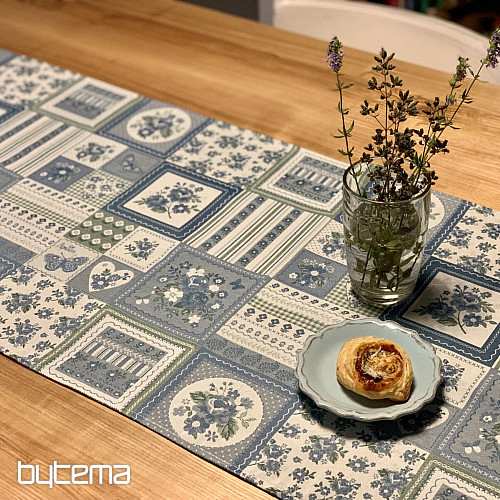 Abrosz és kendő TOSCANA VALERY PATCHWORK kék