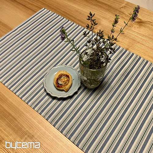 Abrosz és sál TOSCANA VALERY MULTI STRIPE kék