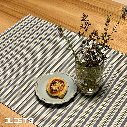 Abrosz és sál TOSCANA VALERY MULTI STRIPE kék