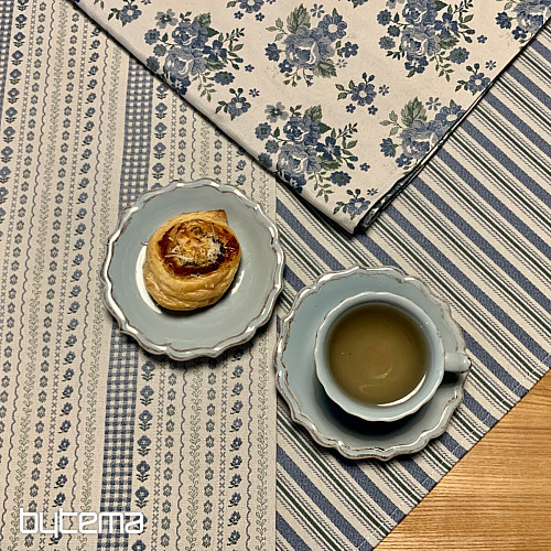 Abrosz és sál TOSCANA VALERY MULTI STRIPE kék