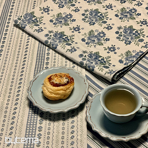 Abrosz és sál TOSCANA VALERY MULTI STRIPE kék