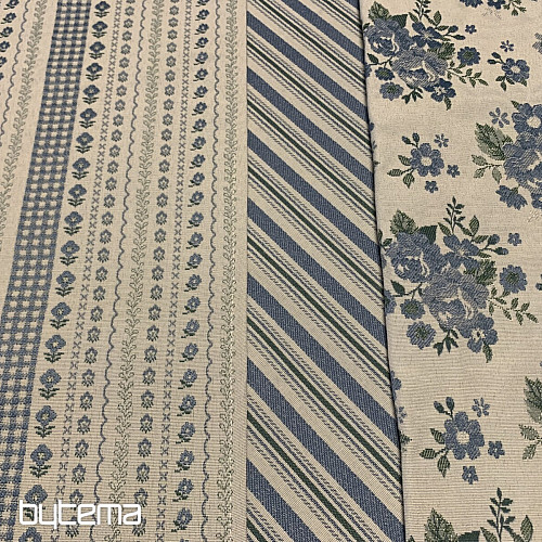 Abrosz és sál TOSCANA VALERY MULTI STRIPE kék