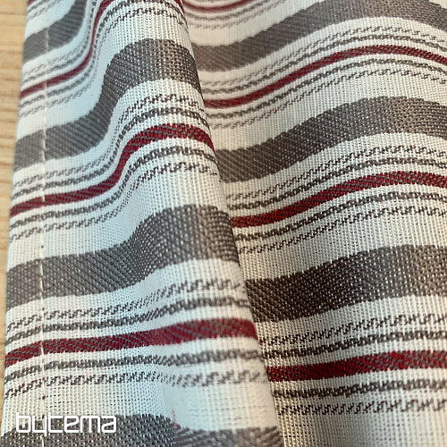 Abrosz és sál TOSCANA VALERY MULTI STRIPE bordó