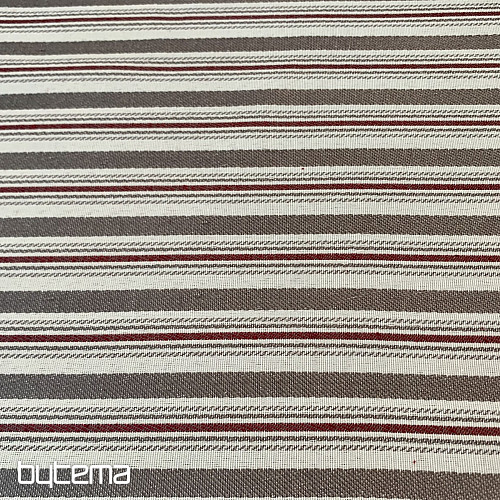 Abrosz és sál TOSCANA VALERY MULTI STRIPE bordó
