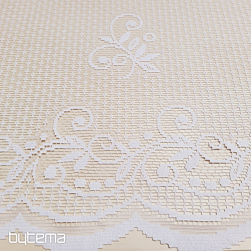 Jacquard függöny V 215 fehér