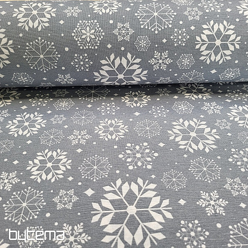 Dekoratív szövet GREY FLAKES