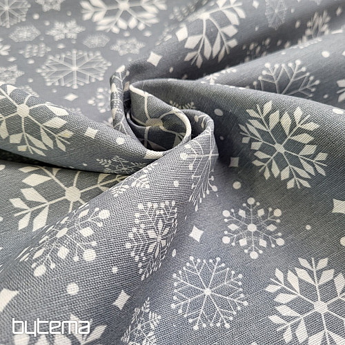 Dekoratív szövet GREY FLAKES